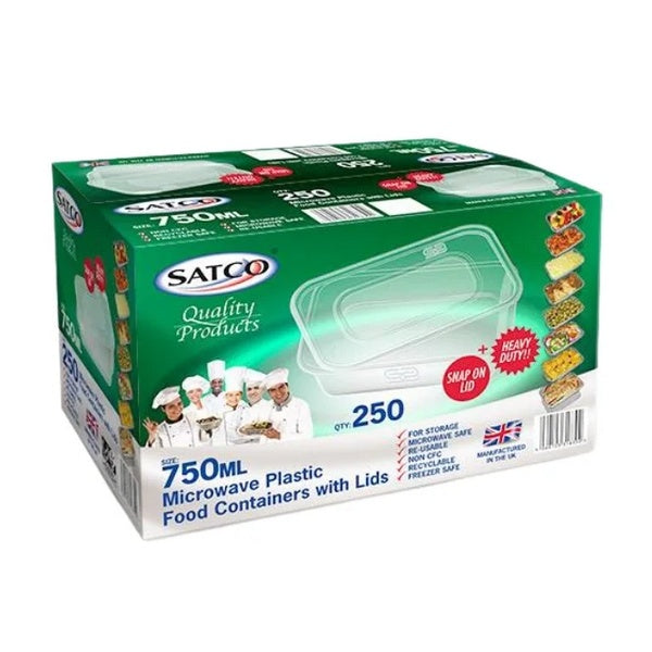 SATCO Microwaveable Container (750ml) (250pcs)