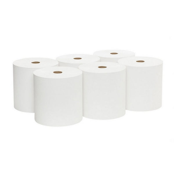 White Towel Roll 6-PACK (100 meter)