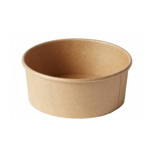 5007501000ML KRAFT HOT FOOD BOWLS (LIDS) -MY (300 PCS)