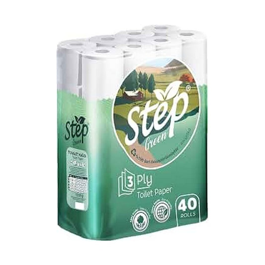 Step Natura 3-ply toilet role (40 pack)