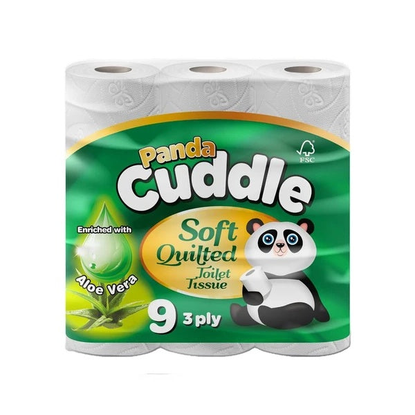 Family cuddle toilet role aloevera (9 pack)