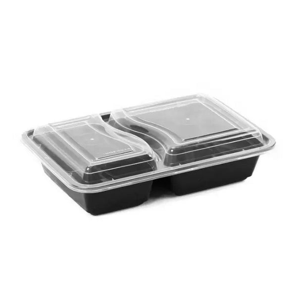 RE232 Black Container with LID (150pcs)