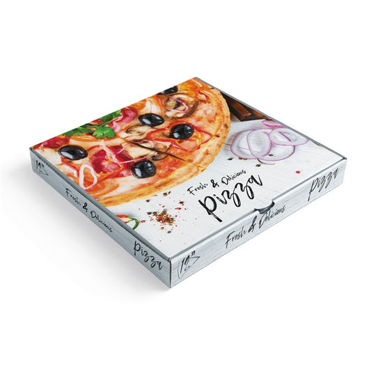 14 inch PREMIUM GREY PIZZA BOX -MY (40)