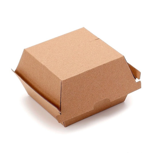BROWN CARD CB4 4 inch CARD BURGER BOX -MY (200 PCS)